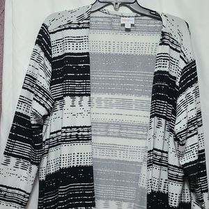 LuLaRoe -Sarah- size 2XL stylish black and white